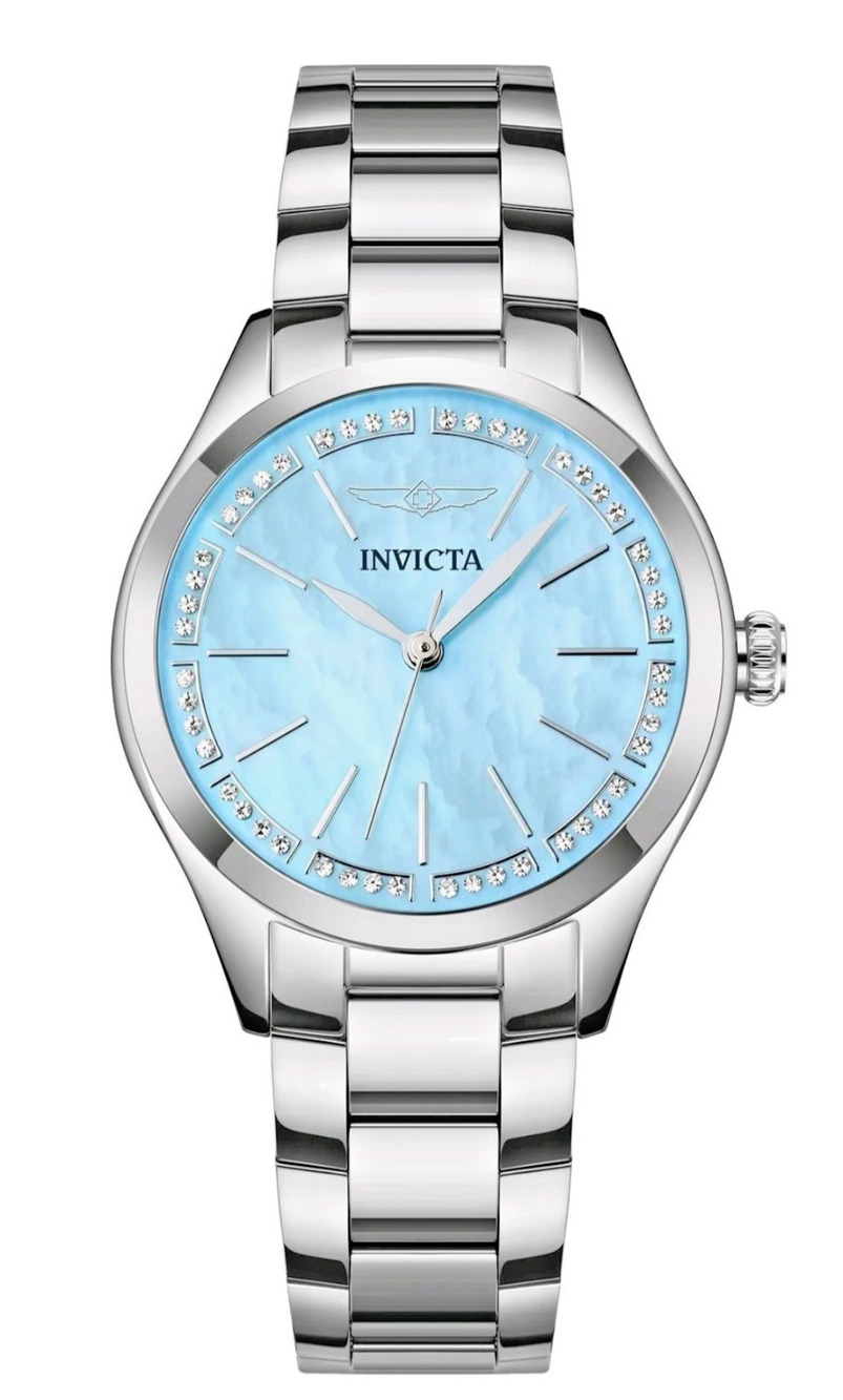 🔥70416🔥Invicta Celestial Ladies Watch 33mm Stainless Steel Silver Dial